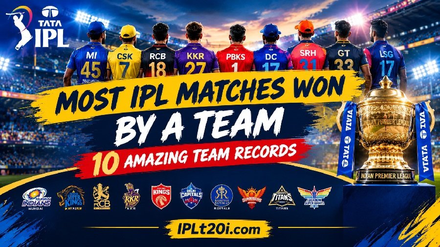 Most IPL Matches Won by a Team