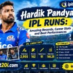 Hardik Pandya IPL Runs